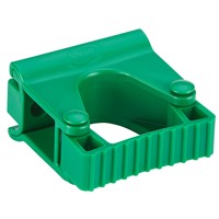 Hygieniskt Väggupphäng, gummibandshållare singelmodul, 82 mm, Grön