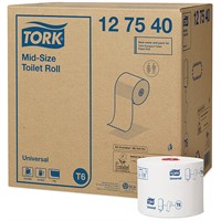 Tork T6 Universal Mid-size toalettpapper 1-lag 27 rlr/förp