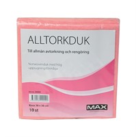 Alltorkduk MAX 10-pack rosa