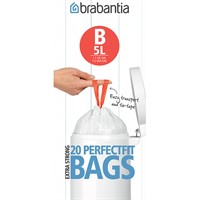 Brabantia avfallspåse 5 liter 20 st/rulle