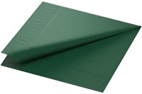 Servett, 3-lag, 40 cm, grön, 125 st/förp