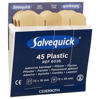 Salvequick plastplåster, 6 st/förp