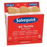 Salvequick textilplåster, 6 st/förp