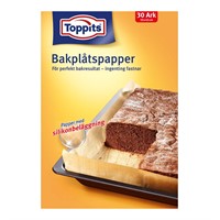 Bakplåtspapper Toppits Miljömärkt 30 Ark