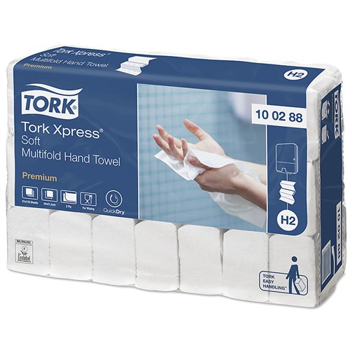 Tork H2 Premium Multifold handduk mjuk