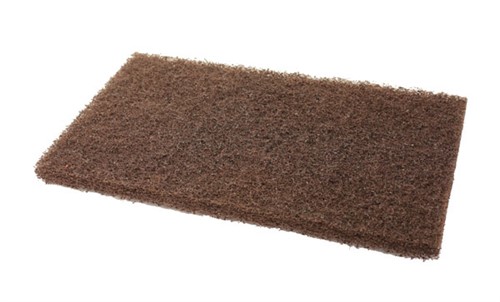 Skurblock, brun 12x25 cm