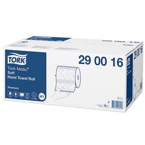 Tork H1 Premium handduk 2-lag 6 rlr/förp