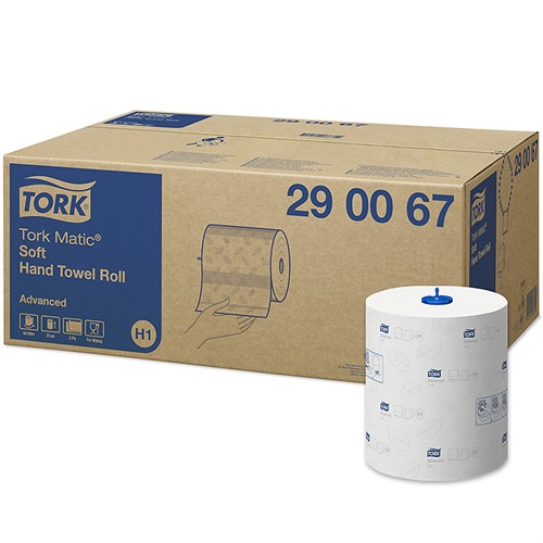 TORK H1 Advanced handduk 2-lag 6 rlr/förp