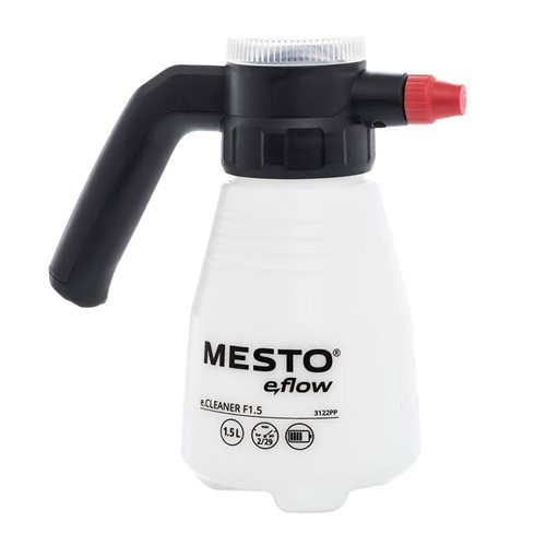 Mesto Tryckspruta 1,5L Batteri Röd PH 4-7
