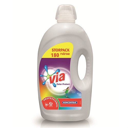 Via Flytande Tvättmedel Color 4,32L