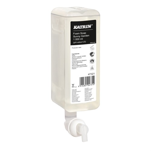 Katrin foam soap Sunny garden, 1 liter