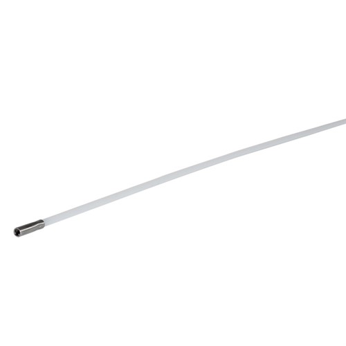 Flexibelt skaft, nylon, diam 6 mm, 1505 mm, vit