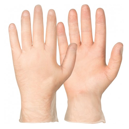 Engångshandske WS vinyl puderfri S, 100 st/förp