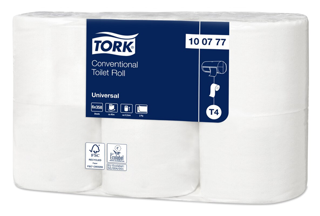 Toalettpapper Tork T4 42 rlr/bal