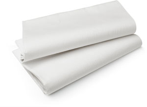 Duk Evolin 127 x 180 cm, vit, 5 st/förp