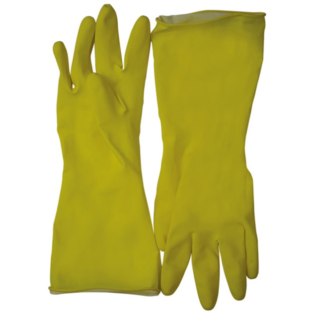 Gummihandske flossad S