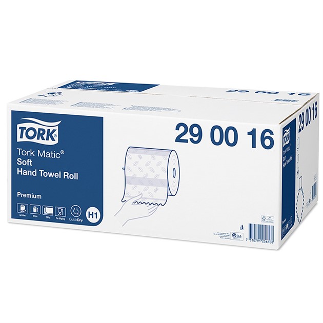 Tork H1 Premium handduk 2-lag 6 rlr/förp