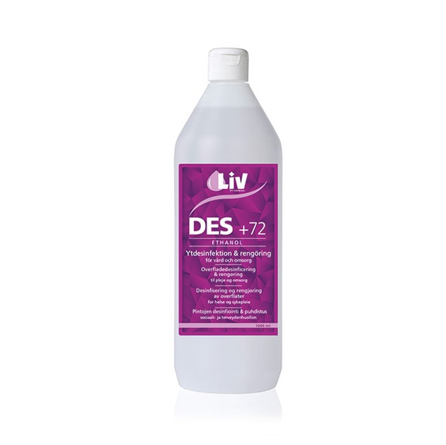 Liv Ytdesinfektion +72, 1 liter
