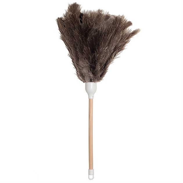 Strutsdammvippa, handtag 30 cm