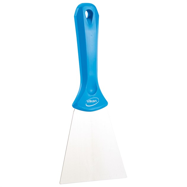 Rostfri handskrapa 100 mm, blå