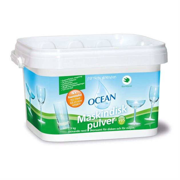 Ocean Maskindiskpulver 2,9kg