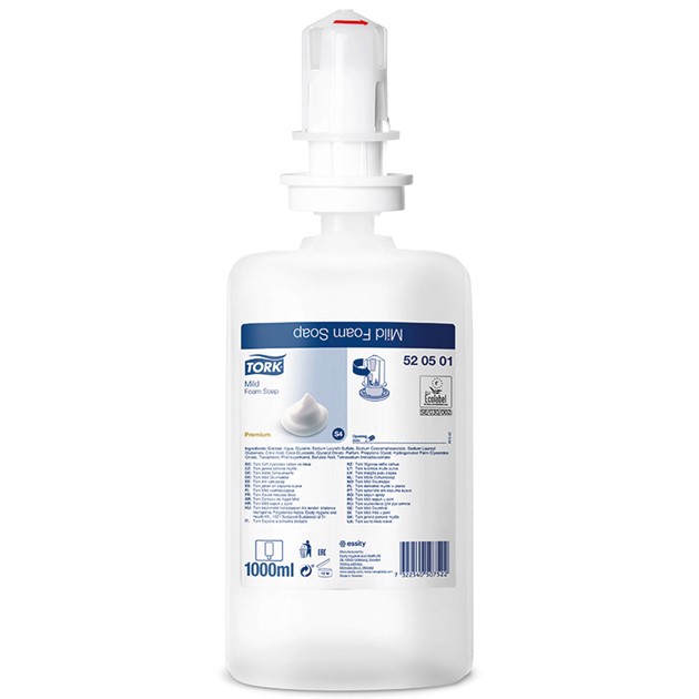 Skumtvål TORK S4 mild 1 liter