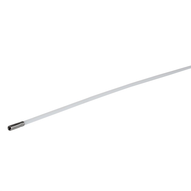 Flexibelt skaft, nylon, diam 6 mm, 1505 mm, vit