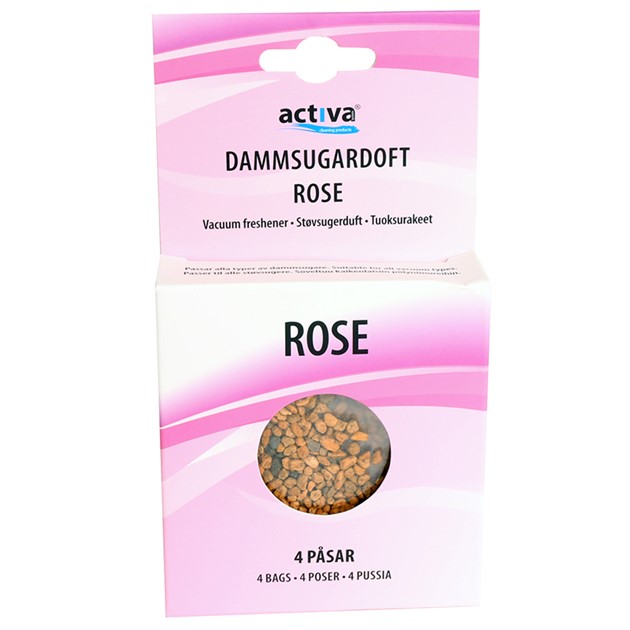 Dammsugaruppfräschare Rose 4-pack
