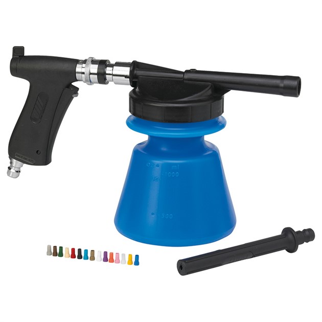 Skumspruta inkl stålrör 1/2" 1,4 liter blå