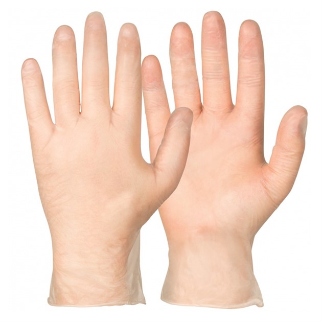 Engångshandske WS vinyl puderfri S, 100 st/förp